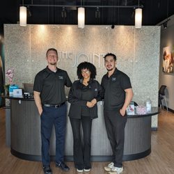 The Joint Chiropractic - The Team at Spring Town Center - Dr. Higdon, Dr. Castillo and Carline