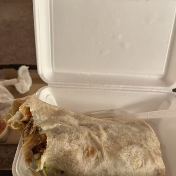 Cocina Michoacana - La Patrona burrito (pardon the bite I was hungry) - Mexican Near Me - Groveland, California Cocina Michoacana - La Patrona burrito (pardon the bite I was hungry) - Mexican Near Me - Groveland, California