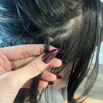 Sienna Ray Salon and Spa - Beads hidden in between two wefts of hair sewn together - Hair Salons Near Me - Miromar Lakes, Florida Sienna Ray Salon and Spa - Beads hidden in between two wefts of hair sewn together - Hair Salons Near Me - Miromar Lakes, Florida