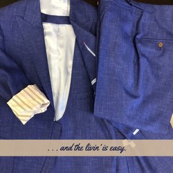 The Bespoke Clothier - In the shop: 3-piece light weight linen and wool suit, with 1/4 lining. Great for #summertime.