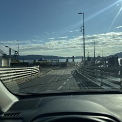 Crofton Ferry Terminal - Crofton Ferry Terminal taken from inside a car.