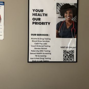 Quick Test Health Services - Quick Test Health Services general menu for testing. - Laboratory Testing Near Me - Mesa, Arizona