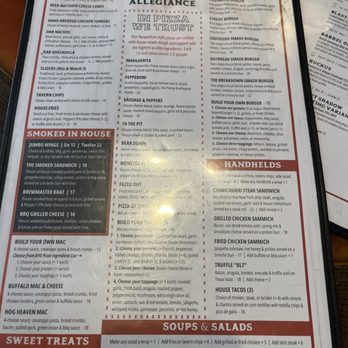 One Allegiance Brewing - Food menu 6/13/26 - Brewpubs Near Me - Chicago Ridge, Illinois One Allegiance Brewing - Food menu 6/13/26 - Brewpubs Near Me - Chicago Ridge, Illinois