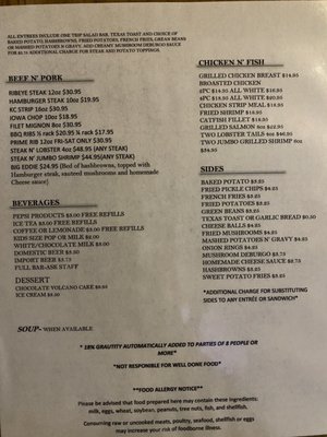 Menu photo 2 Ludlow’s Steakhouse Corydon, IA Menu photo 2 Ludlow’s Steakhouse Corydon, IA