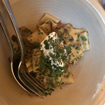 Avec - Chicago - Mushroom Pappardelle. Delicious but a tad salty. - Mediterranean Near Me - Chicago, Illinois Avec - Chicago - Mushroom Pappardelle. Delicious but a tad salty. - Mediterranean Near Me - Chicago, Illinois