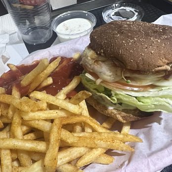 Firestone Grill - Grilled chicken sandwich and fries - Barbeque Near Me - Bakersfield, California