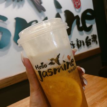 Hello Jasmine - Orange cheese green tea - Taiwanese Near Me - Chicago, Illinois