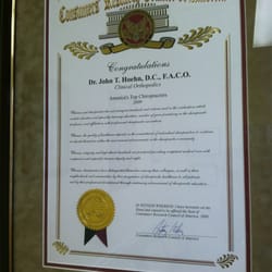 Rated Americas Top Chiropractors 2009