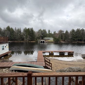 The Lakes - Deck view of the water - Vacation Rentals Near Me - Old Forge, New York