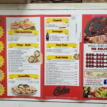 Chelsea Pizza - Menu B 2-2020 - Pizza Near Me - Atlantic City, New Jersey Chelsea Pizza - Menu B 2-2020 - Pizza Near Me - Atlantic City, New Jersey