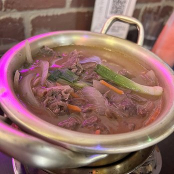 K1 & Bobapop Korean Cuisine Bar Karaoke - Bulgogi with sweet broth and veggies. - Korean Near Me - Killeen, Texas K1 & Bobapop Korean Cuisine Bar Karaoke - Bulgogi with sweet broth and veggies. - Korean Near Me - Killeen, Texas