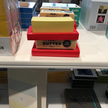 MoMA - Stick of Butter on a Plate="Butter Stick" is a functional note pad. - Bookstores Near Me - New York, New York