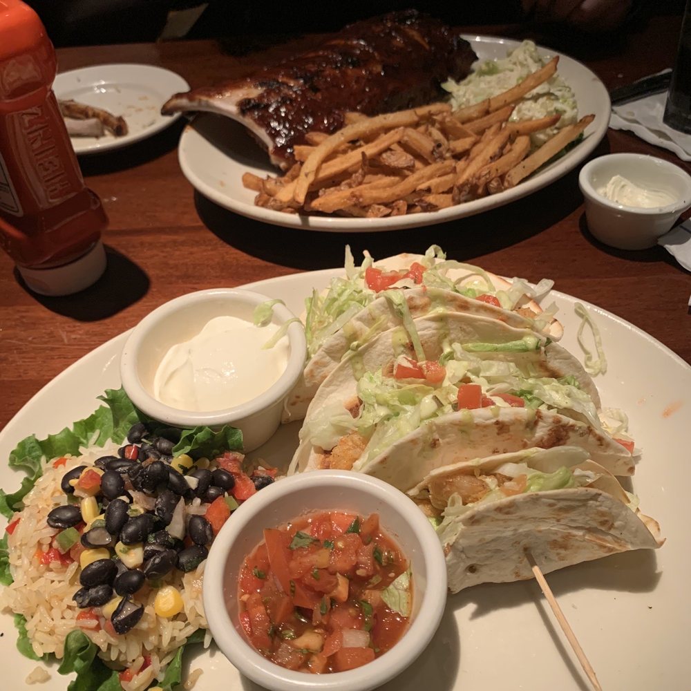 Winston's Grille - Shrimp tacos and whole rack of Baby Back BBQ Ribs - American Near Me - Raleigh, North Carolina Winston's Grille - Shrimp tacos and whole rack of Baby Back BBQ Ribs - American Near Me - Raleigh, North Carolina