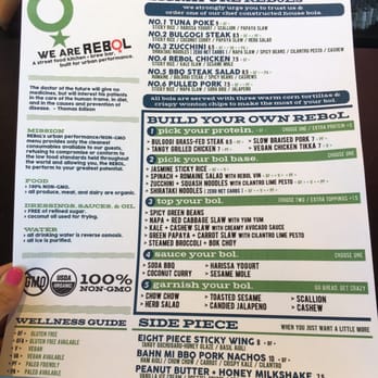 REBOL - Menu - Coffee & Tea Near Me - Cleveland, Ohio