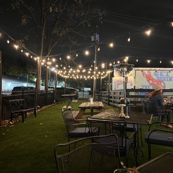 Grinning Mule Saloon and Kitchen - New Outside Patio with games - Bars Near Me - Charlotte, North Carolina
