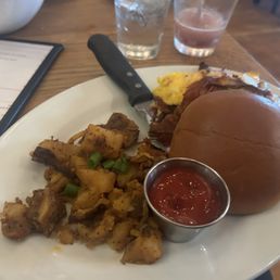Breakfast burger Breakfast burger