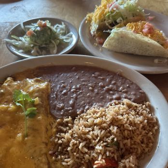 Lupe Tortilla - Enchiladas de beef, crispy taco beef, and beef chalupa! $18.00 - Mexican Near Me - Katy, Texas Lupe Tortilla - Enchiladas de beef, crispy taco beef, and beef chalupa! $18.00 - Mexican Near Me - Katy, Texas
