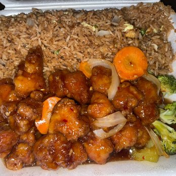 Bamboo Asian Cuisine - General Tso's Chicken and fried rice - Japanese Near Me - Ocoee, Florida