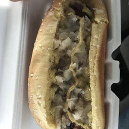 Polish Dog w/Everything Polish Dog w/Everything