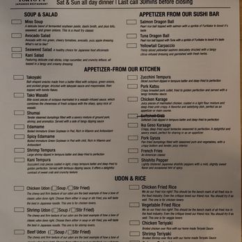 Tokyo Ya - AYCE Menu (2/2) - Sushi Bars Near Me - Astoria, New York Tokyo Ya - AYCE Menu (2/2) - Sushi Bars Near Me - Astoria, New York
