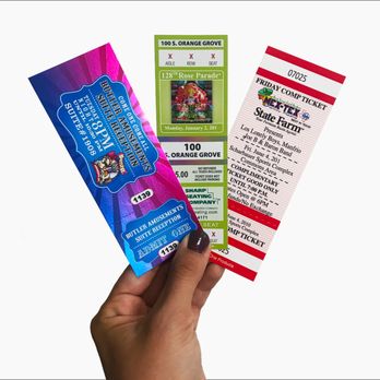 Admit One Products - Event Tickets - Printing Services Near Me - Irvine, California
