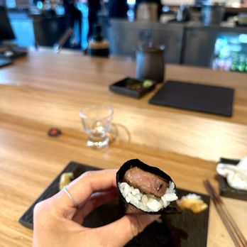 Hello Nori - A5 Wagyu hand roll - Sushi Bars Near Me - Toronto, Ontario