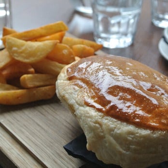 The Northern Quarter - Chicken and wild mushroom pot pie and chips - British Near Me - Manchester, XGM The Northern Quarter - Chicken and wild mushroom pot pie and chips - British Near Me - Manchester, XGM