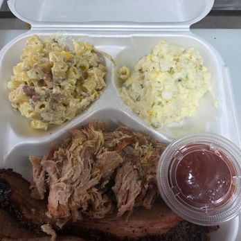 BBQ 435 - Pulled pork brisket macaroni salad potato salad - Barbeque Near Me - Cedar City, Utah