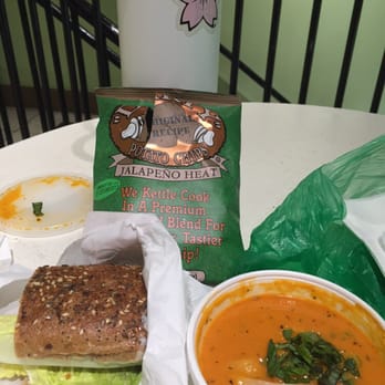 Aloha Salads - Italian sandwich with a tomato bisque soup & the best jalapeño chips ever. - Sandwiches Near Me - Kapolei, Hawaii