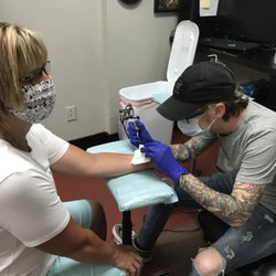 3rd Eye Tattoo - I made my sister go first so she could tell me if it hurt. :)