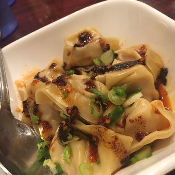 Bing's Dumpling - Shrimp and pork dumpling in chili oil - Dim Sum Near Me - Fremont, California Bing's Dumpling - Shrimp and pork dumpling in chili oil - Dim Sum Near Me - Fremont, California
