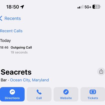 Seacrets - The phone call lasted 19 seconds - Bars Near Me - Ocean City, Maryland