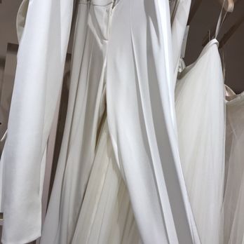 Lovely Bride - White suit pants - Bridal Near Me - Houston, Texas