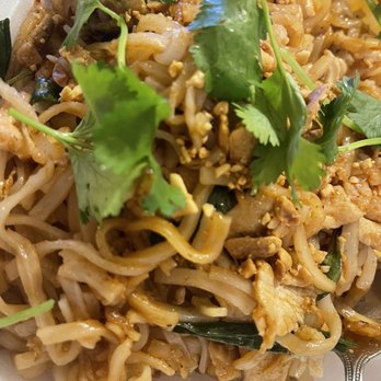Pho Sure - Chicken pad Thai. Flavorful but chicken was dry. - Vietnamese Near Me - San Antonio, Texas