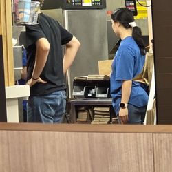 McDonald's - People standing around