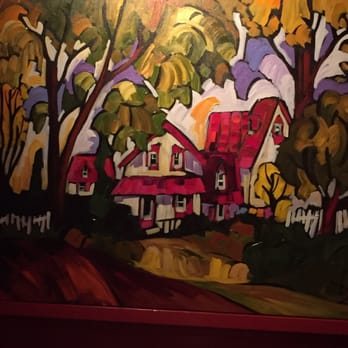 David's Bistro - Artwork on the wall - French Near Me - London, Ontario