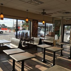 Subway - Covid restricted seating area