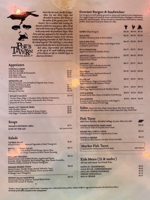 Menu photo 5 Poe's Tavern Wrightsville Beach, NC Menu photo 5 Poe's Tavern Wrightsville Beach, NC