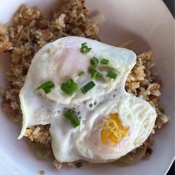 Kihei Caffe Lahaina - Pork Fried Rice and Eggs - Breakfast & Brunch Near Me - Lahaina, Hawaii Kihei Caffe Lahaina - Pork Fried Rice and Eggs - Breakfast & Brunch Near Me - Lahaina, Hawaii