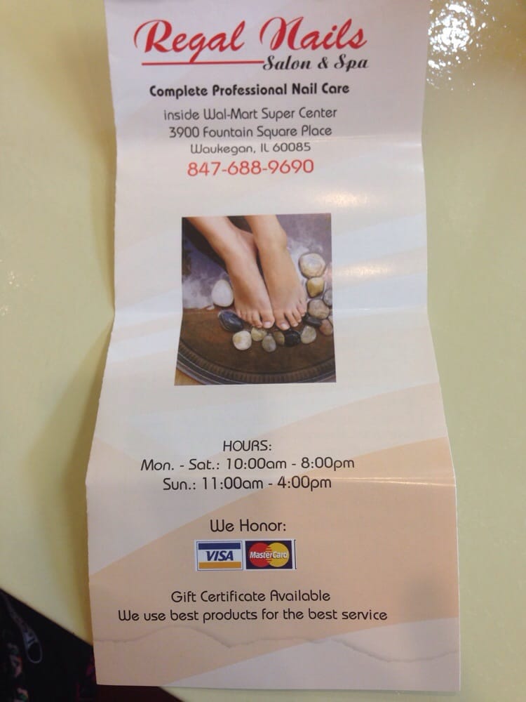 REGAL NAILS SALON & SPA CLOSED 3900 Fountain Square Pl, Waukegan