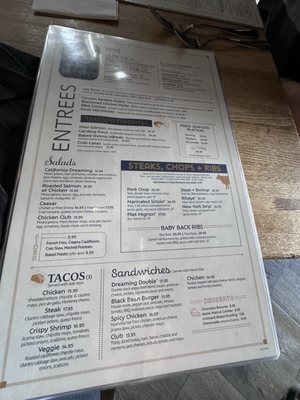 Menu photo 3 California Dreaming Greenville, SC