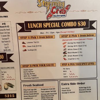 Storming Crab - Seafood Near Me - Henderson, Nevada