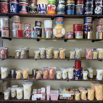 Popcorn Country - Wall of flavor!!! So many options. - Popcorn Shops Near Me - Tucson, Arizona