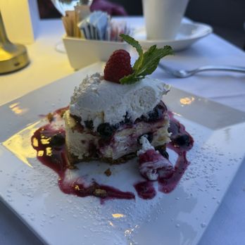 Vintner Grill - Cheesecake with berries - New American Near Me - Las Vegas, Nevada Vintner Grill - Cheesecake with berries - New American Near Me - Las Vegas, Nevada