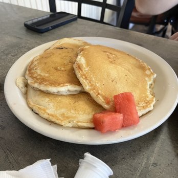 Farnsworth Cafe - Serving of buttermilk pancakes. - Breakfast & Brunch Near Me - Riverside, Rhode Island