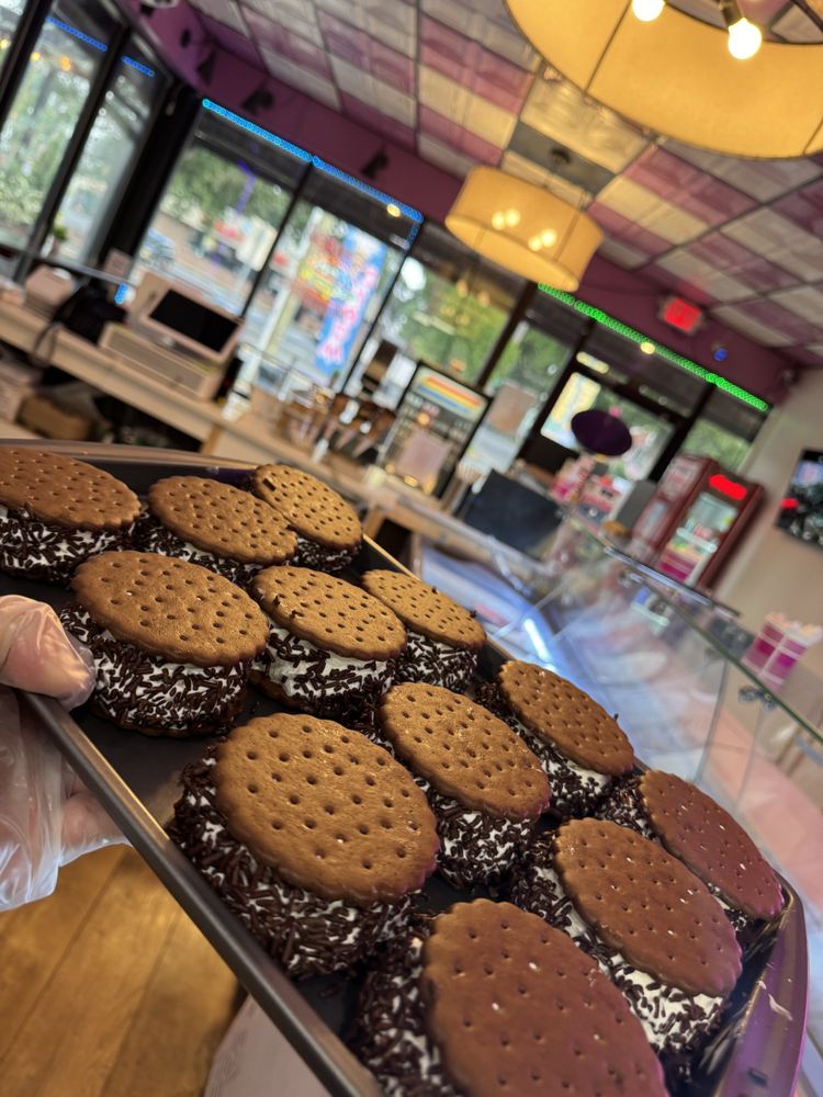 Food from Mikeys Soft Serve Burger & Fries