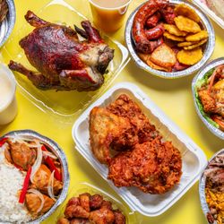Johnny's Fried Chicken & Comida Hispana - Rotisserie Chicken, Fried Chicken, Chicken Stew, Sausage Fried Plantains, Mofongo, Pork, Rice, and Natural Juices.