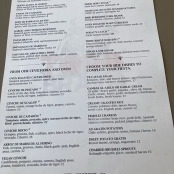 Toro Bravo - Partial Menu - Steakhouses Near Me - Reno, Nevada Toro Bravo - Partial Menu - Steakhouses Near Me - Reno, Nevada