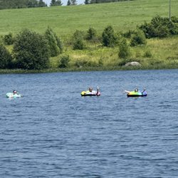 Pleasant Valley Campground - In the pond