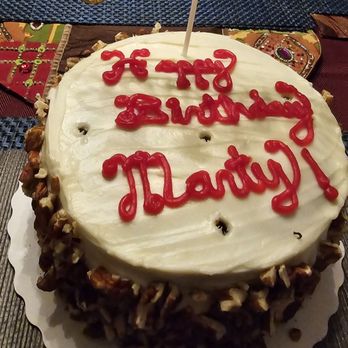 Amy's Cottage Bakery - Amy's carrot cake. Made with cream cheese frosting and toasted pecans!!! - Bakeries Near Me